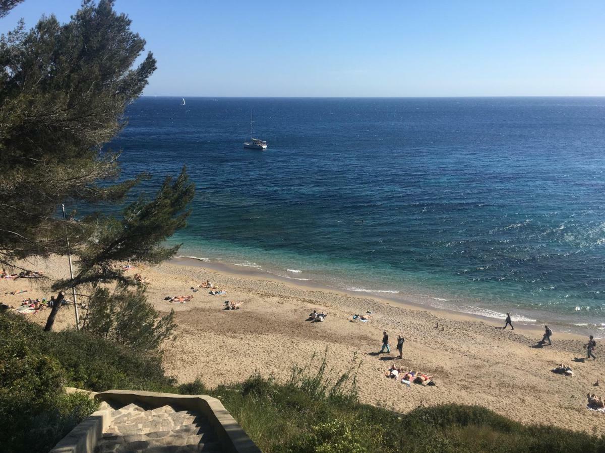 **** Beau T2 De 40 M2, Jardin De 70M2, Au Calme, A 50 Metres De La Plage Le Pradet Bagian luar foto