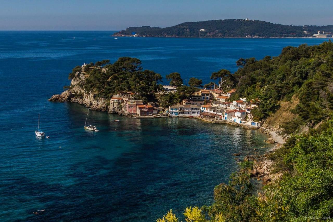 **** Beau T2 De 40 M2, Jardin De 70M2, Au Calme, A 50 Metres De La Plage Le Pradet Bagian luar foto