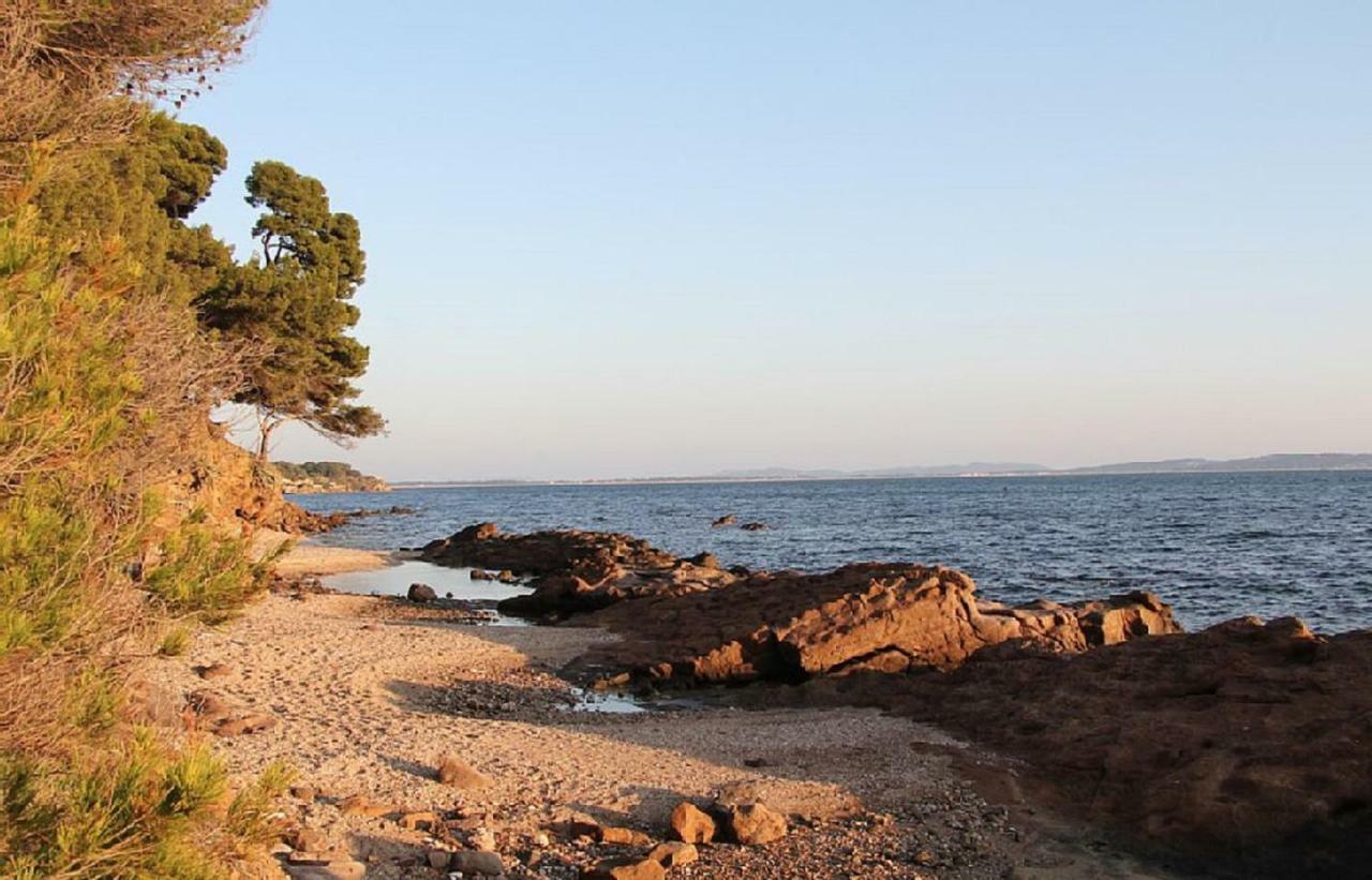 **** Beau T2 De 40 M2, Jardin De 70M2, Au Calme, A 50 Metres De La Plage Le Pradet Bagian luar foto
